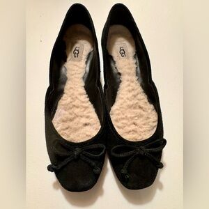 UGG suede ballet flats